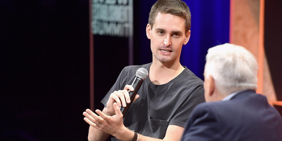 Evan Spiegel thinks hardware will be an important part of Snap's business in a decade