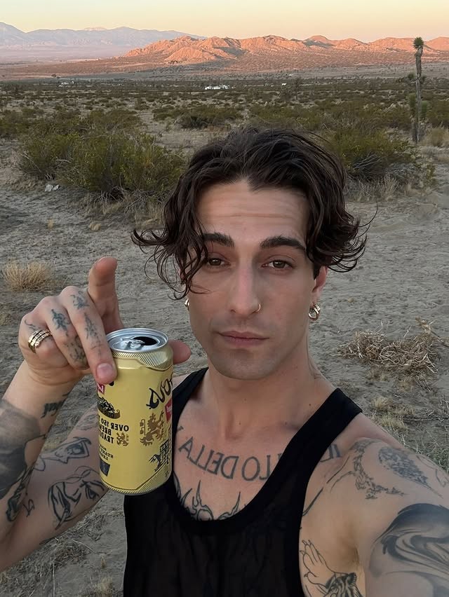 Frontman talianskej rockovej kapely Måneskin Damiano David.