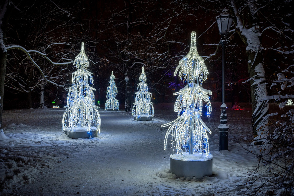 Iluminacje Multidekor Park Miliona Świateł Łódź