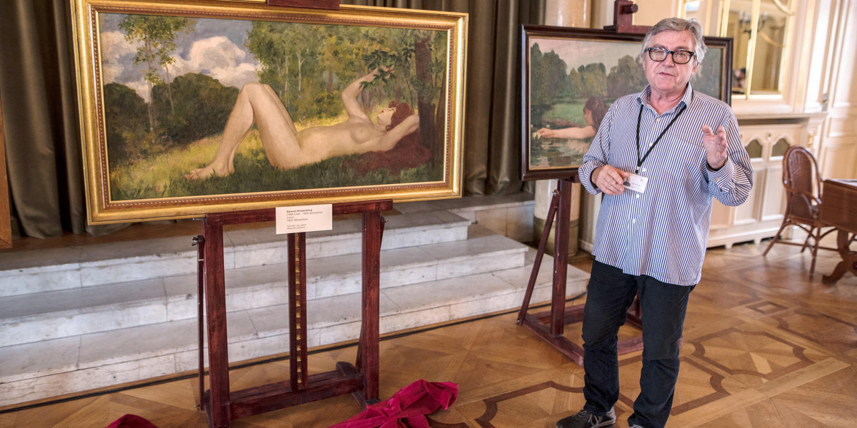 Laura, zaginiony obraz Samuela Hirszenberga wrócił do Pałacu Poznańskiego w Łodzi 