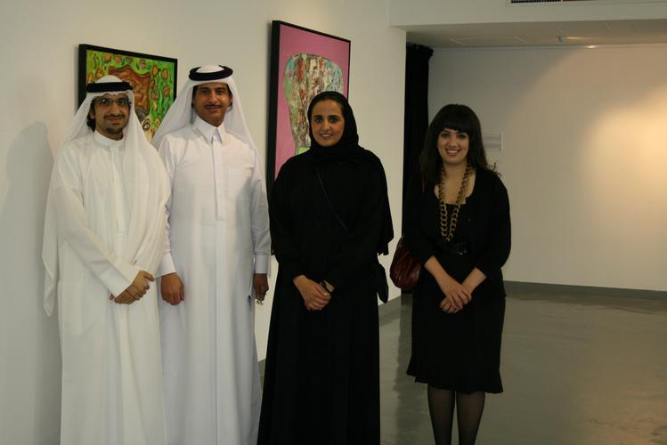 <b>Sheikha Mayassa Al Thani (druga od prawej) - 100 miejsce</b><br>Szefowa Qatar Museums Authority