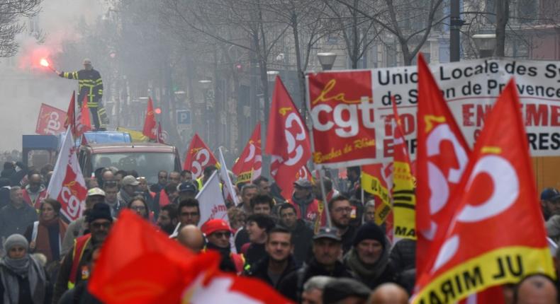 France' CGT union has been a leading force behind the protests against a planned pension reform.