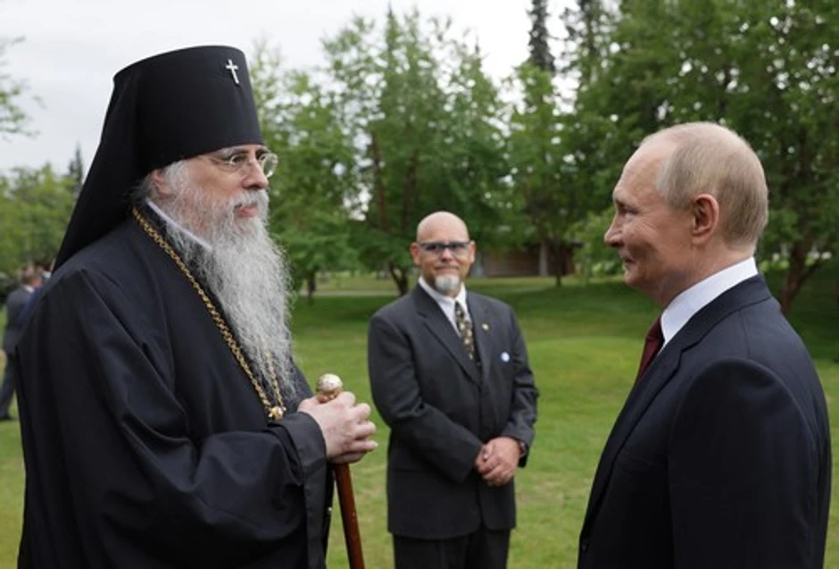 Putin sa arhiepiskopom Aleksejem na Aljasci