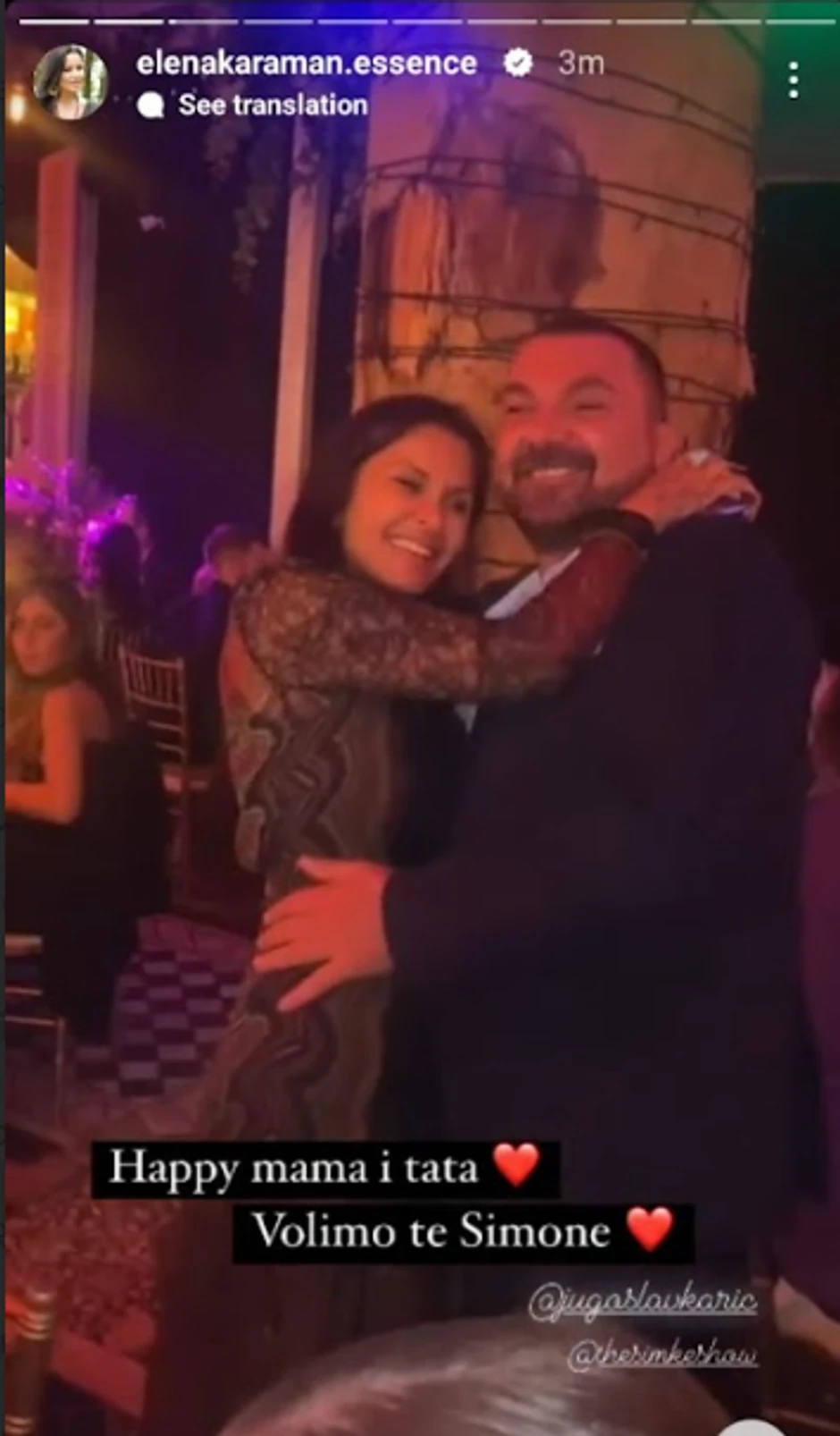 18. rođendan sina Elene i Jugoslava Karića