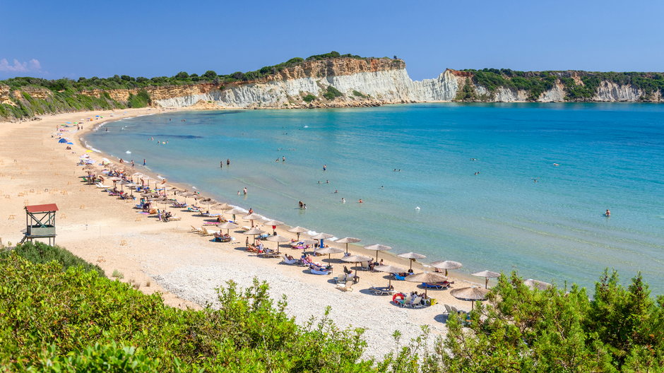 Plaża na Zakintos, Grecja