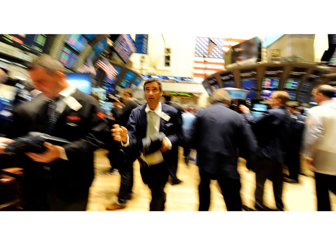 Maklerzy na giełdzie w Nowym Jorku