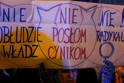 Protest przed Sejmem, 13.01.2018