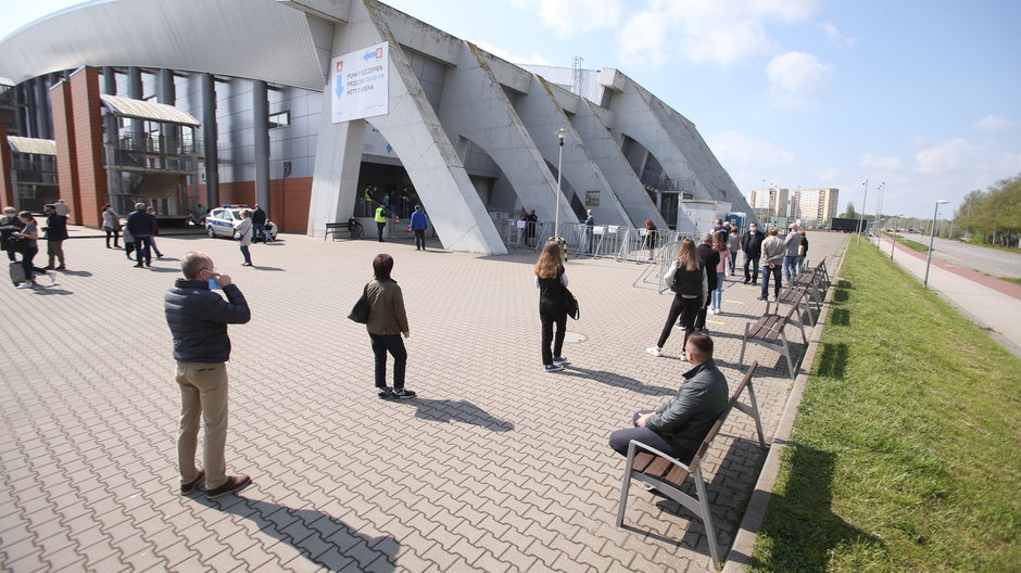  Szczecin. Netto Arena . Punkt szczepień