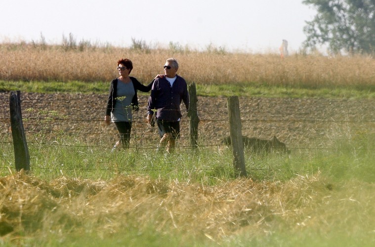 Jolanta i Aleksander Kwaśniewscy na wakacjach