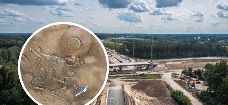 Sensacyjne odkrycie na budowie drogi S7. Co z pracami?