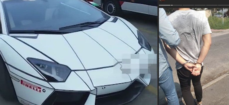 Skradzione Lamborghini z Dubaju już zadaje szyku w Warszawie