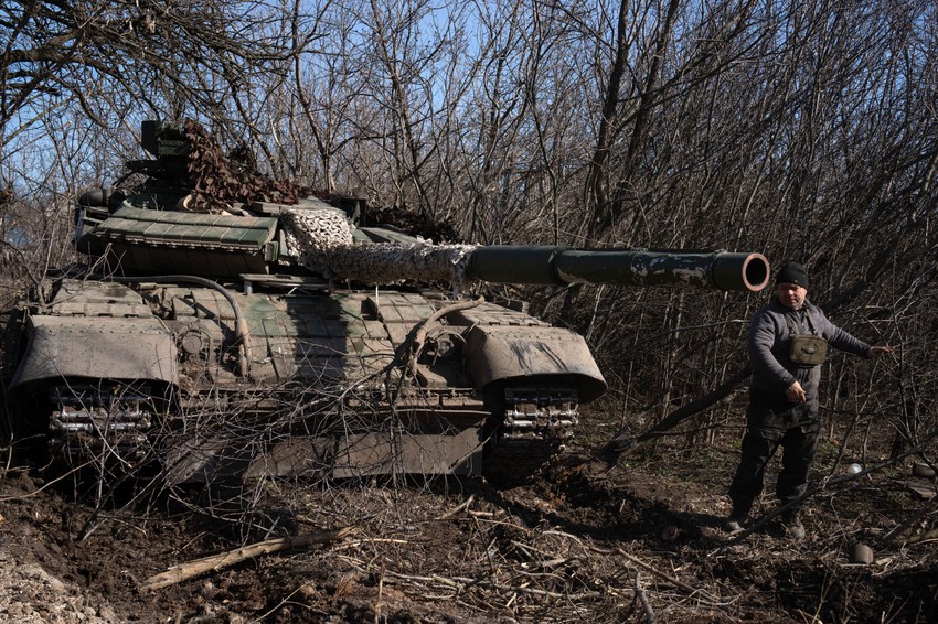 Ukrajinska vojska u Časiv Jaru u Donjecku 29. februara