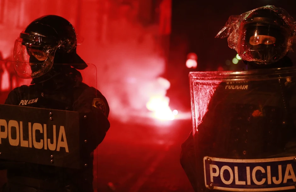 Sa poslednjeg protesta u Ljubljani