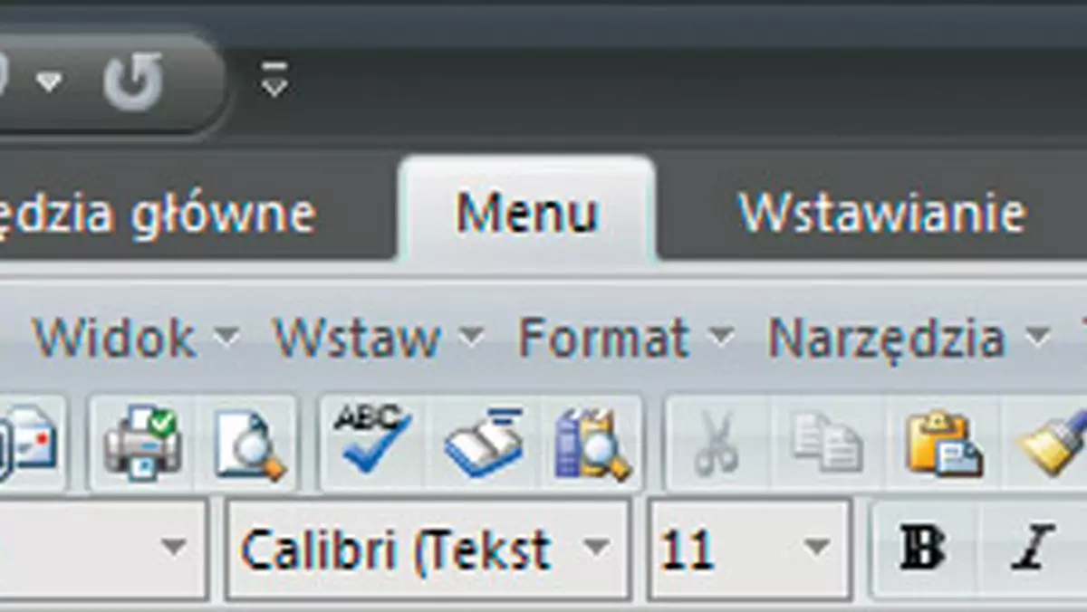 UbitMenu PL dodaje klasyczne menu do programów pakietu Office 2007