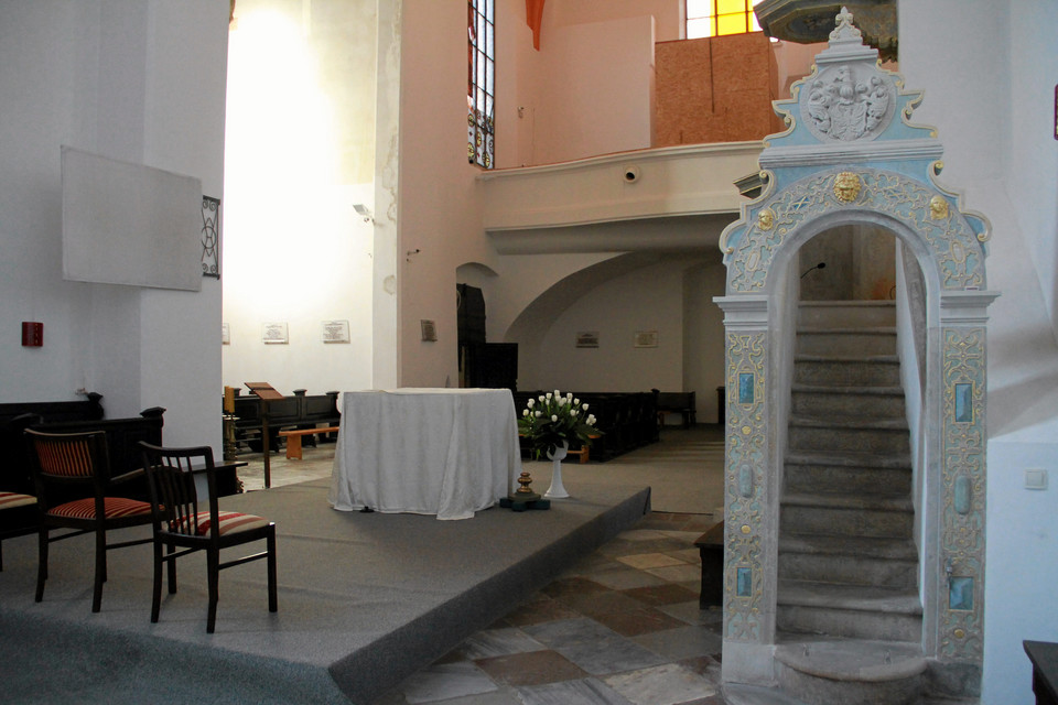 Wnętrza kościoła św. Macieja we Wrocławiu