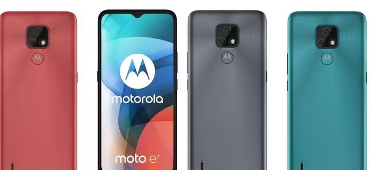 Budżetowa Motorola Moto E7 oficjalnie debiutuje w Europie