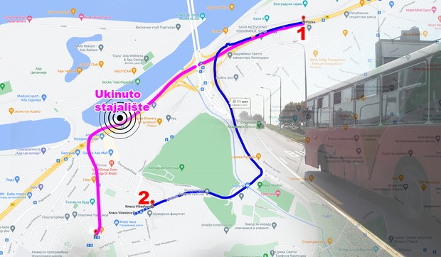 ada stanica NASLOVNA foto RAS Googla Maps