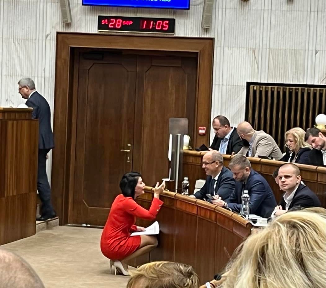 Igor Matovič zdieľal fotku z parlamentu. 