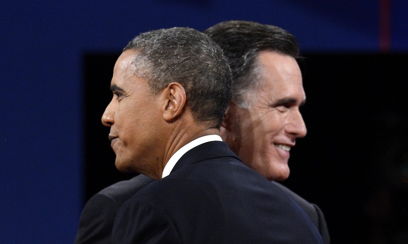 Mitt Romney i Barack Obama