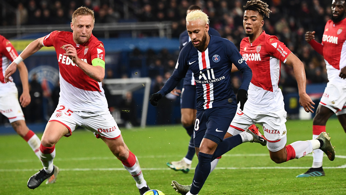 Ligue 1: Wysoka wygrana PSG nad AS Monaco, kontrowersyjny faul Kamila Glika