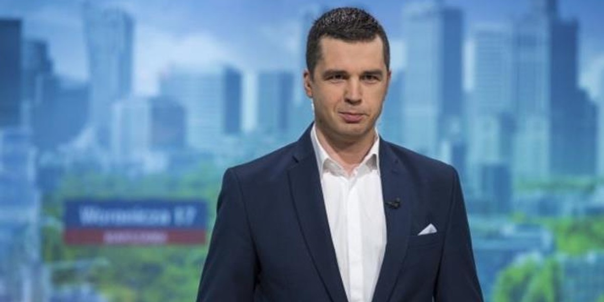 Michał Rachoń - kontrowersyjny pracownik TVP. To właśnie on poprowadzi debatę przedwyborczą.