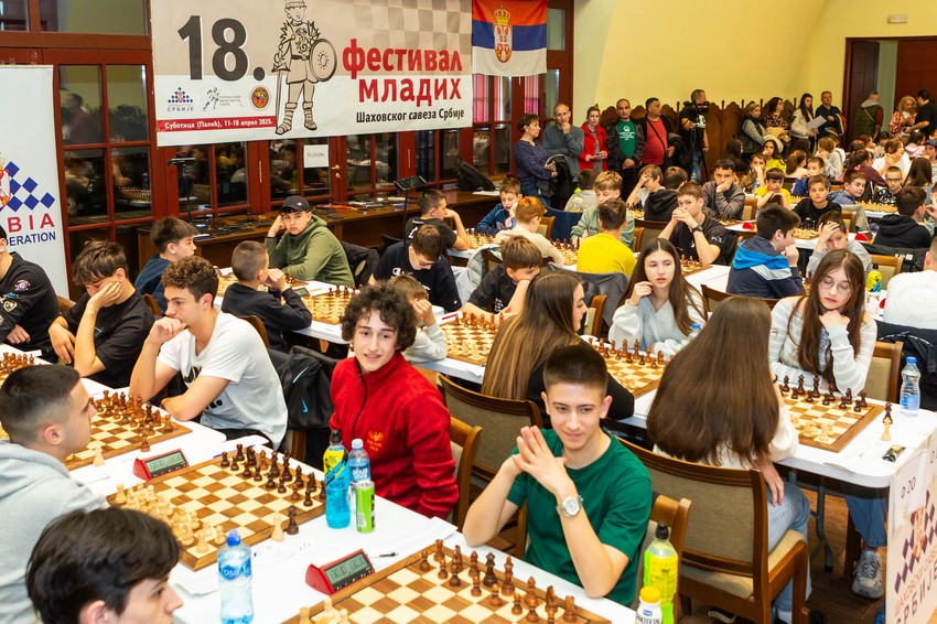 18. Festival mladih šahista na Paliću