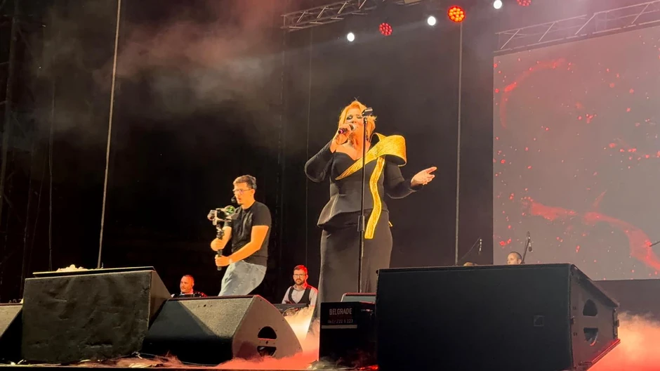 Ćana, koncert na Tašmajdanu