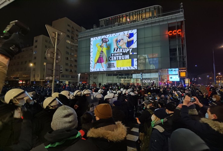 Strajk Kobiet w Warszawie, 29.01.