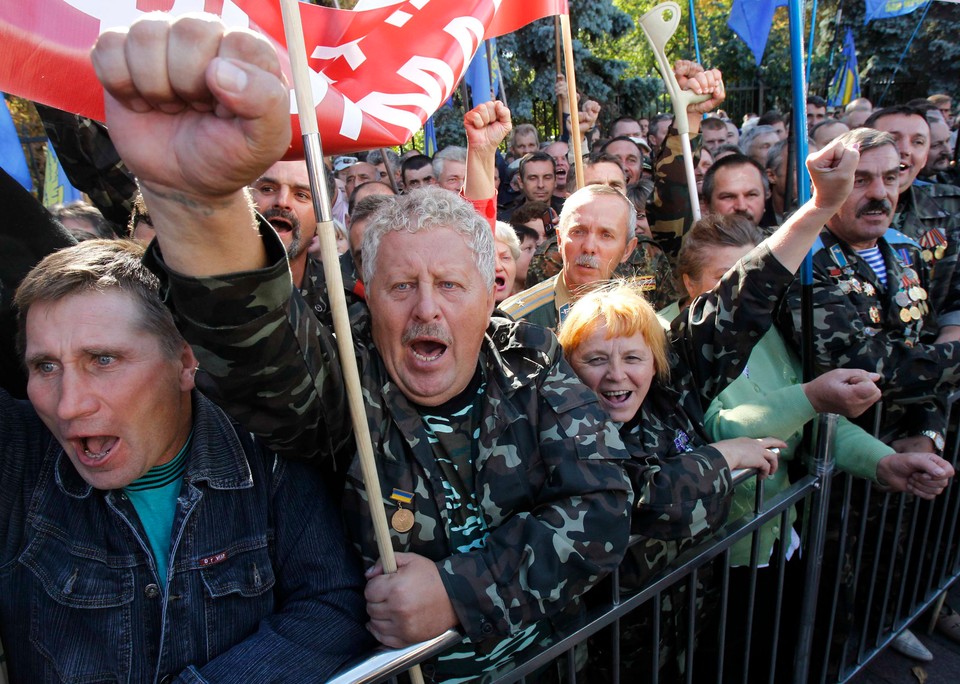 Trwają protesty weteranów Czarnobyla