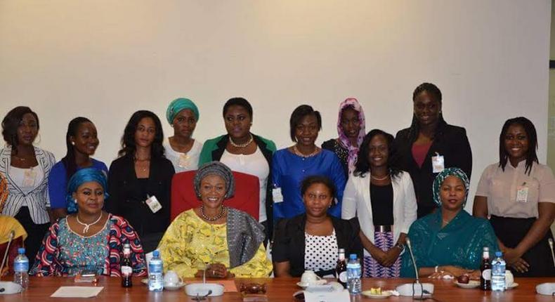 The Senate Committee on Women Affairs meets with the National Female Students Association of Nigeria