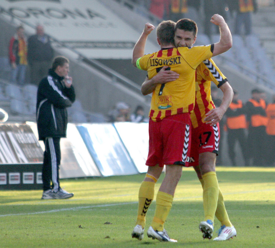 PIŁKARSKA EKSTRAKLASA KORONA KIELCE KONTRA GKS BEŁCHATÓW