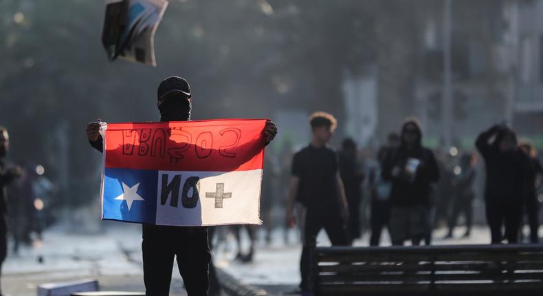 chile subway fare hike protests