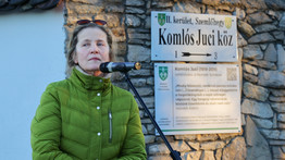 Utcát neveztek el Komlós Juciról Budapesten