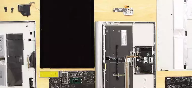 Microsoft Surface Book 2 rozebrany przez iFixit. Trudno go naprawić