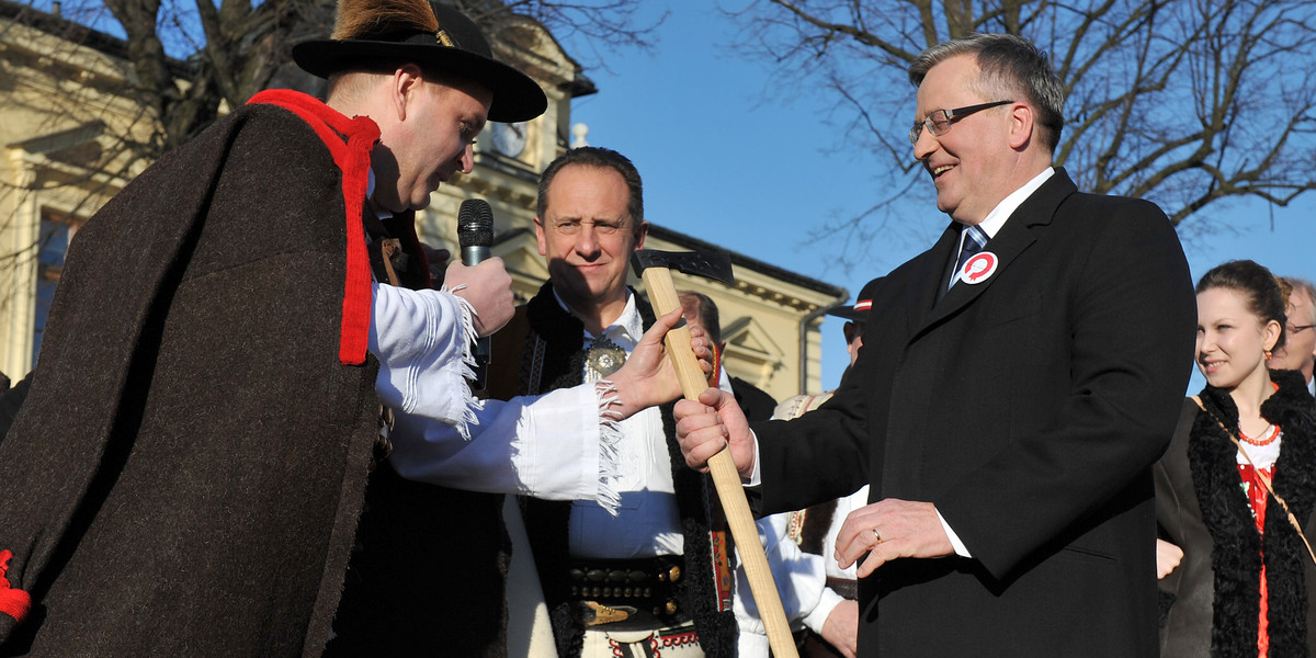 Bronisław Komorowski w Nowym Targu