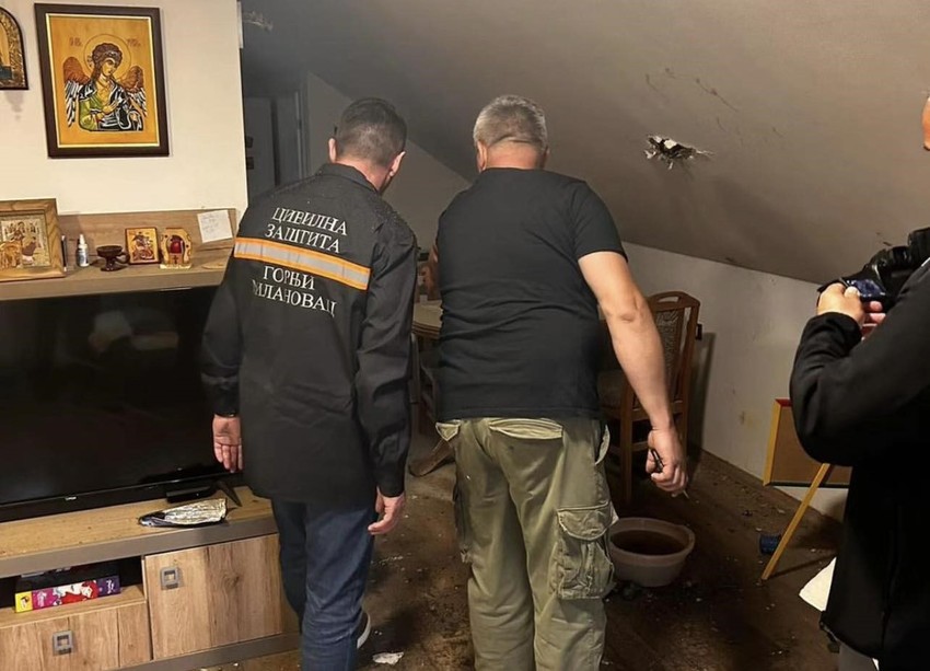 Porodicu u čiju kuću je upala protivgradna raketa posetio je i prvi čovek ove opštine 