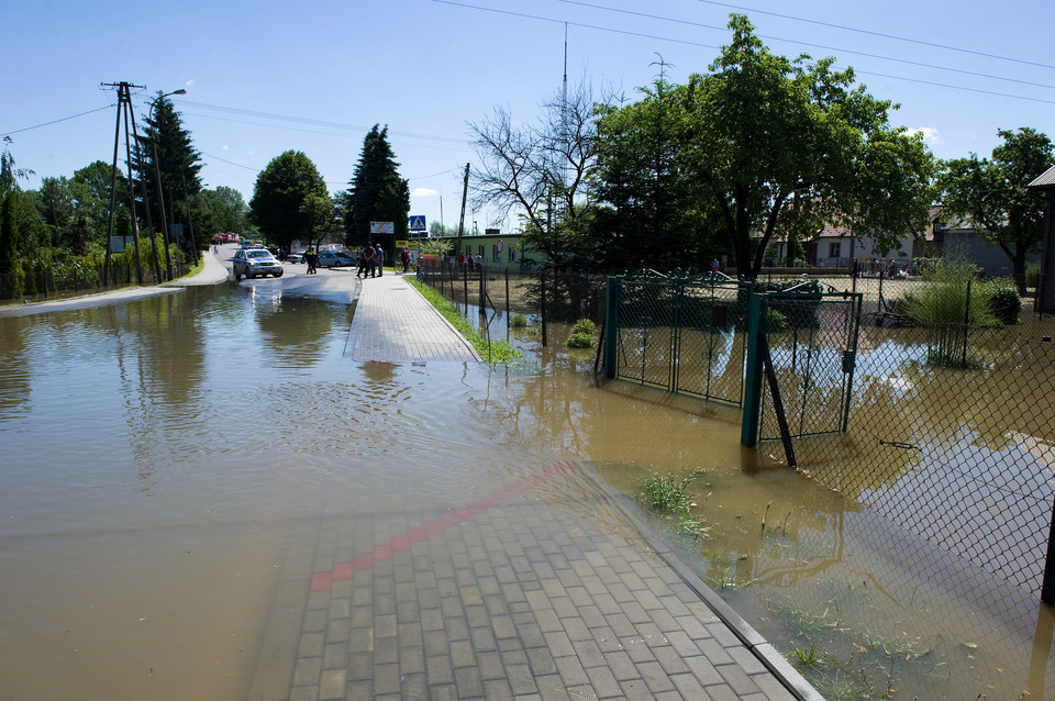 OSTRÓW NAD DUNAJCEM POWÓDŹ