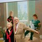 David Hockney pozuje do zdjęcia  z Celią Birtwell. 