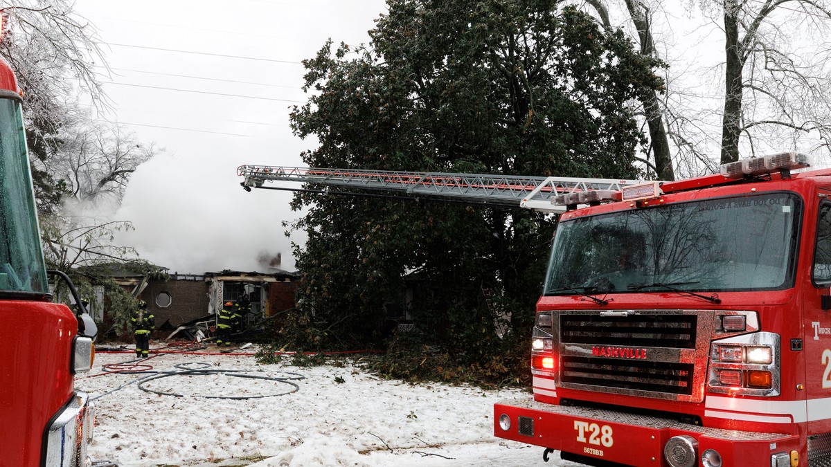 Vatrogasci - ilustracija