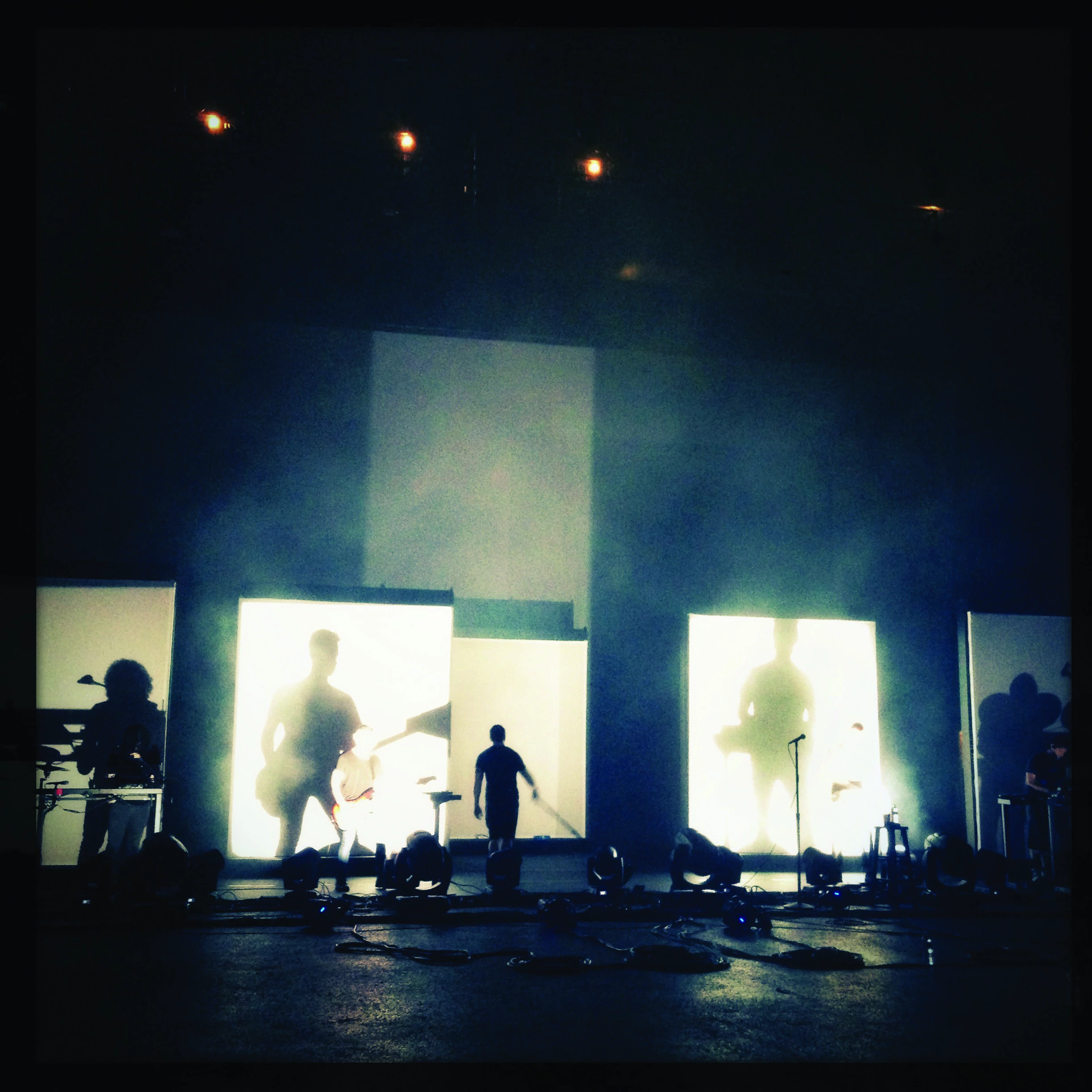 Nine Inch Nails w czasie prób do występów