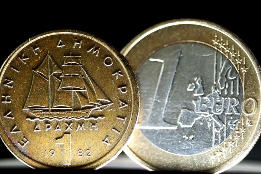 drachma euro grecja