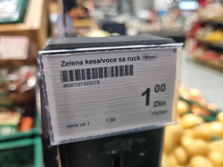 Kese za voće i povrće