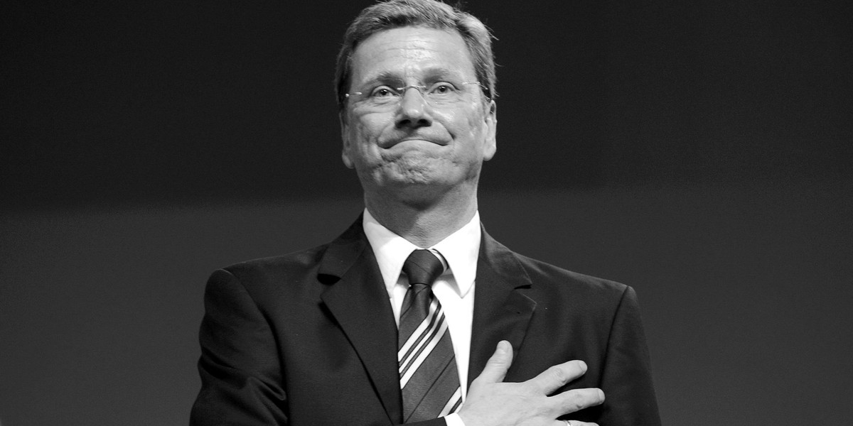 Nie żyje Guido Westerwelle