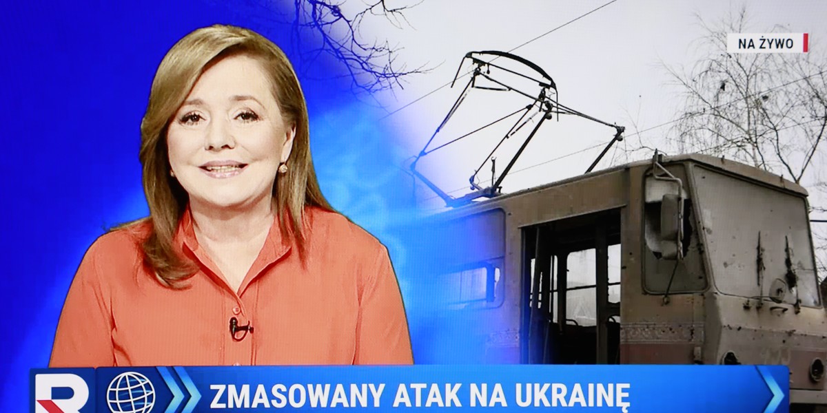 Danuta Holecka, jedna z gwiazd stacji TV Republika