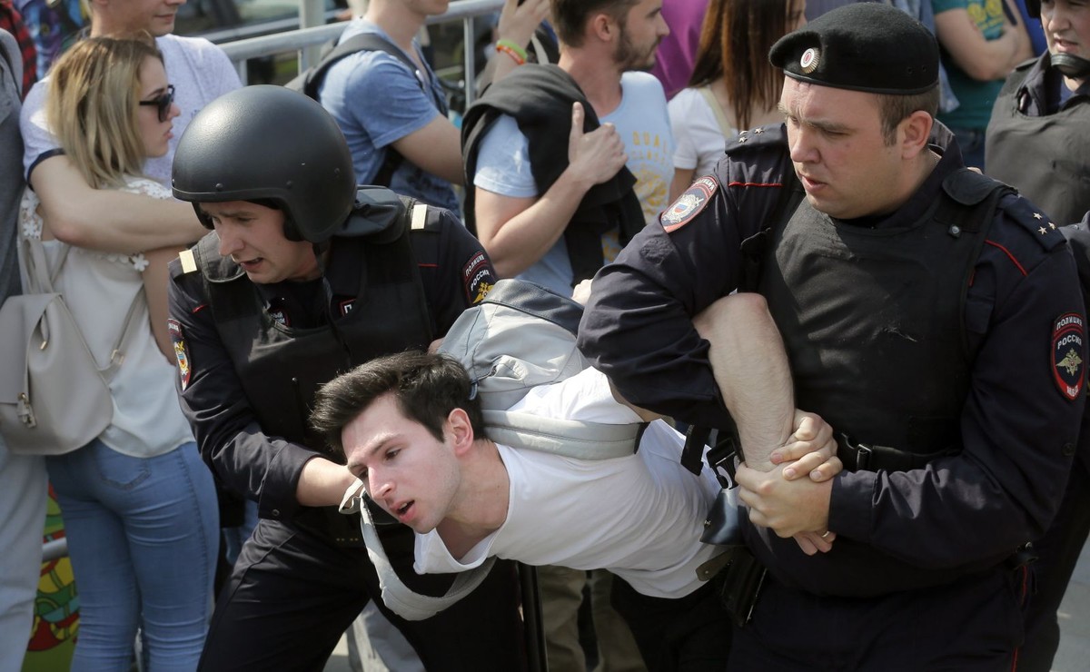 demonstracje w Rosji