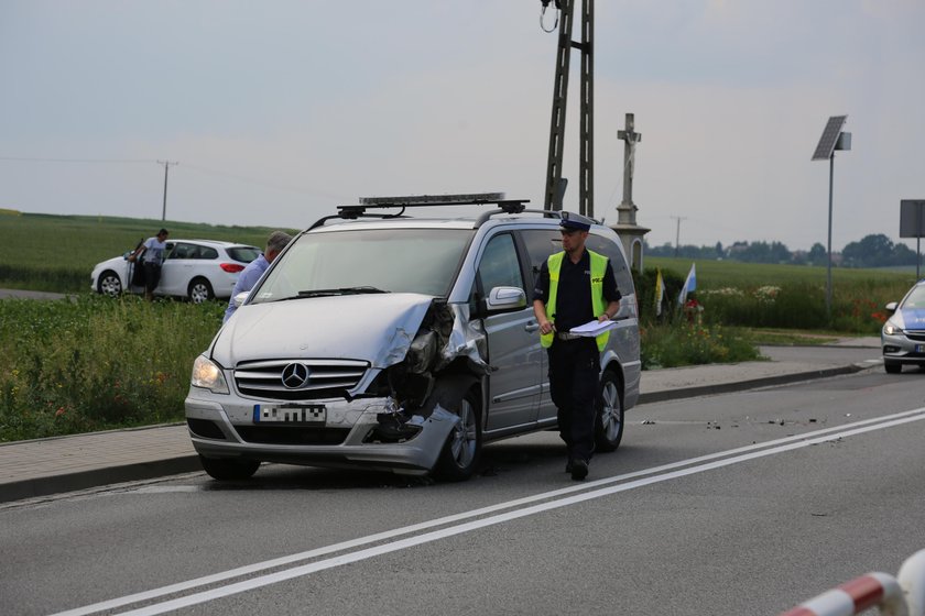 Kolizja z udziałem samochodu Służby Ochrony Państwa