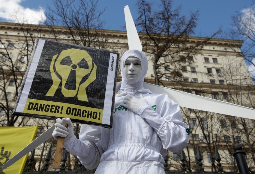 Protest Grinpisa ispred Rosatoma