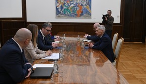 Aleksandar Vučić i Aleksandar Bocan-Harčenko