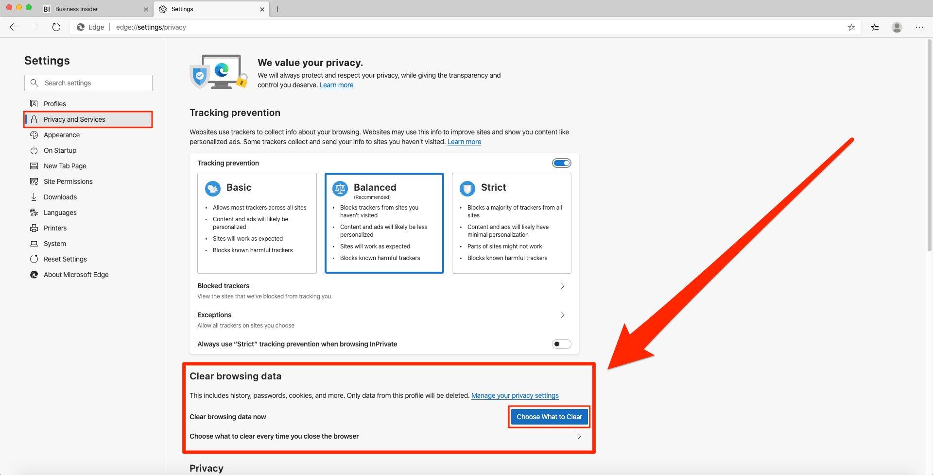 How To Reset Microsoft Edge To Fix Faulty Settings And Free Up Space On 7283