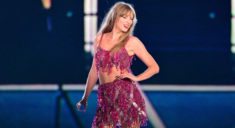 Taylor Swift performs onstage.Fernando Leon/TAS23/Getty Images for TAS Rights Management